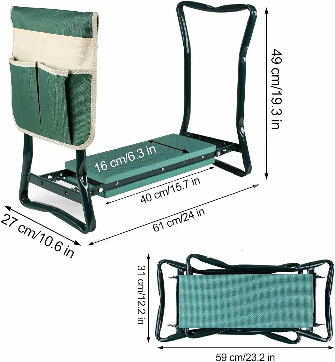 Foldable Garden Kneeler & Seat